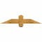 Ekena Millwork Eugene Rough Sawn Timber Gable Bracket, Western Red Cedar, 36"W x 7"H x 2"D x 4"F, 5/12 Pitch GBW036X07X0204EUG00RWR - alternate 1